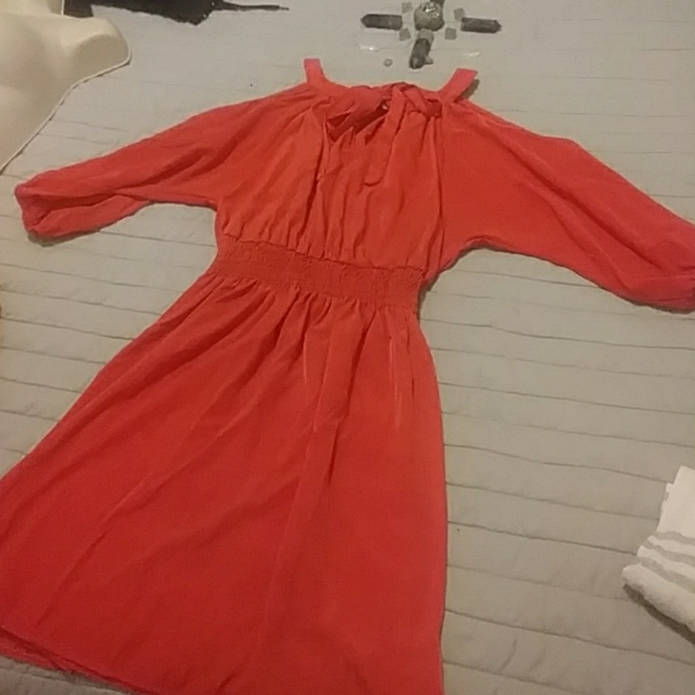 Orange/red dress